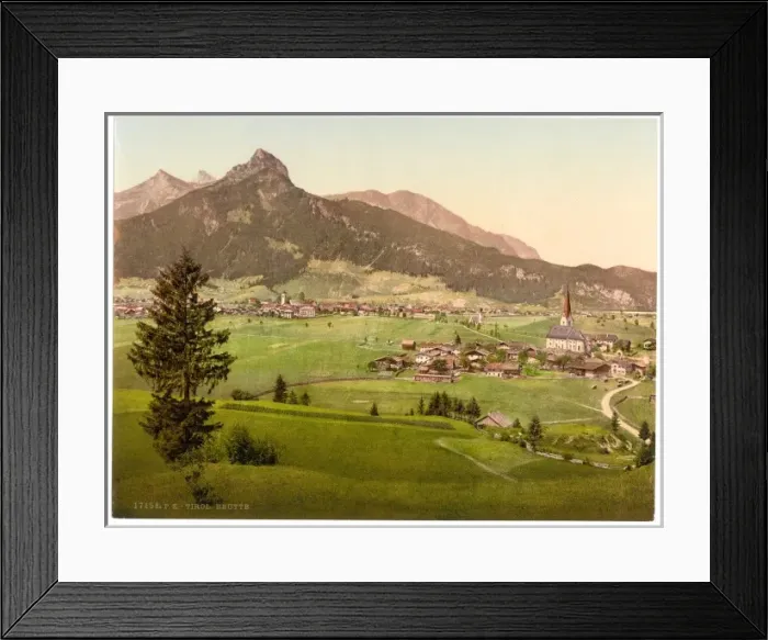 Framed Print : Reutte, general view, Tyrol, Austro-Hungary Framed Print : Reutte, general view, Tyrol, Austro-Hungary