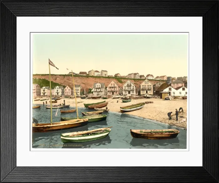 Framed Print : East Beach, Helgoland, Germany Framed Print : East Beach, Helgoland, Germany