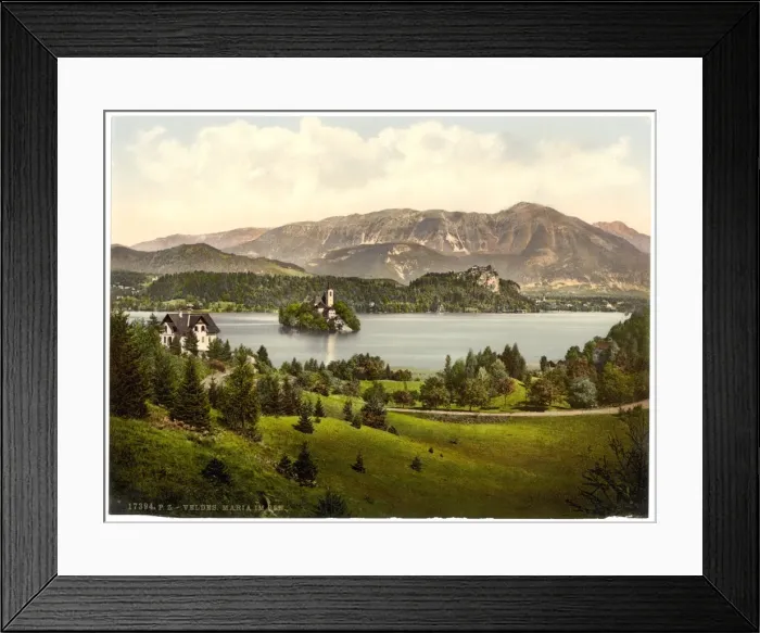 Framed Print : Maria Lake, Carniola, Austro-Hungary Framed Print : Maria Lake, Carniola, Austro-Hungary