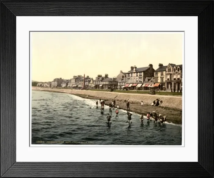 Framed Print : Esplanade from pier, Helensburgh, Scotland Framed Print : Esplanade from pier, Helensburgh, Scotland