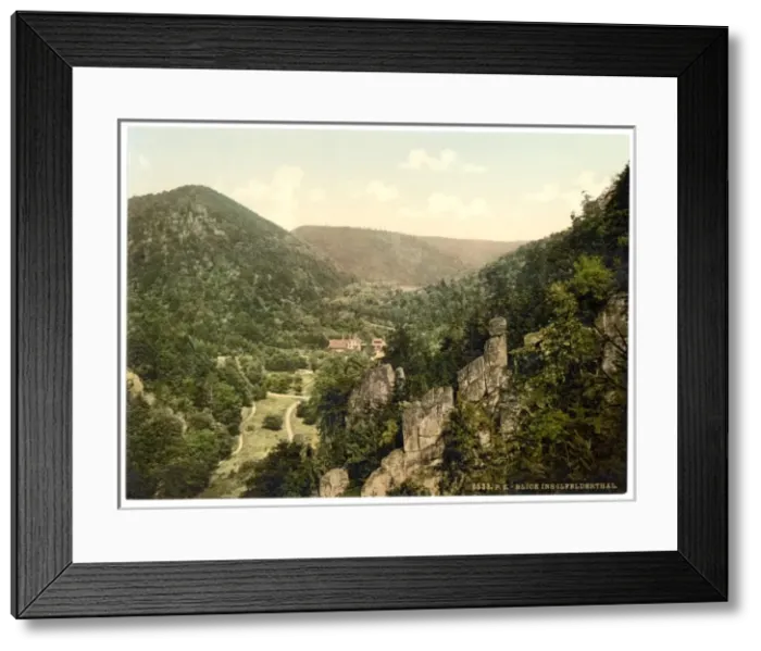 Framed Print : View in the Valley of Ilfeld, Ilfeld, Hartz, Germany Framed Print : View in the Valley of Ilfeld, Ilfeld, Hartz, Germany