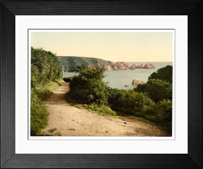 Framed Print : Guernsey, Moulin Huet Bay, II, Channel Islands, England Framed Print : Guernsey, Moulin Huet Bay, II, Channel Islands, England