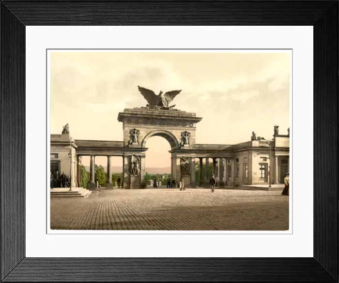 Framed Print : Krieger Monument, Thor, Cassel Ave, Cassel (i. e. Kassel), H Framed Print : Krieger Monument, Thor, Cassel Ave, Cassel (i. e. Kassel), H