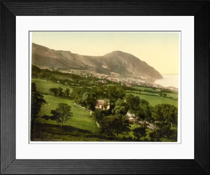 Framed Print : General view, Penmaenmawr, Wales Framed Print : General view, Penmaenmawr, Wales