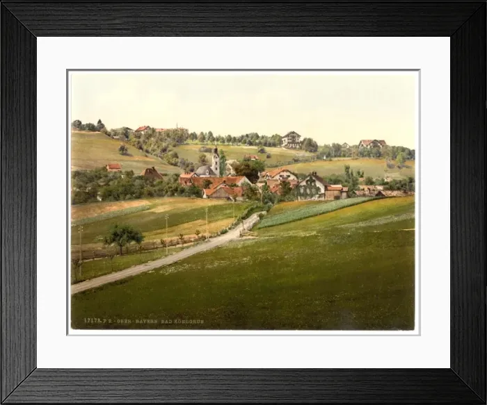 Framed Print : Kohlgrub Bad (i. e. Bad Kohlgrub), Upper Bavaria, Germany Framed Print : Kohlgrub Bad (i. e. Bad Kohlgrub), Upper Bavaria, Germany