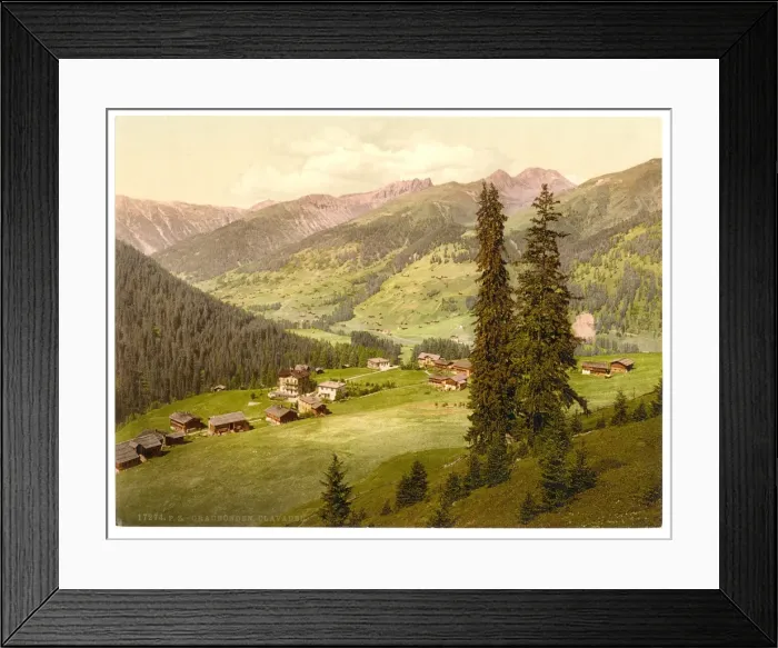 Framed Print : Clavadel, Graubunden, Grisons, Switzerland Clavadel, Graub?n Framed Print : Clavadel, Graubunden, Grisons, Switzerland Clavadel, Graub?n