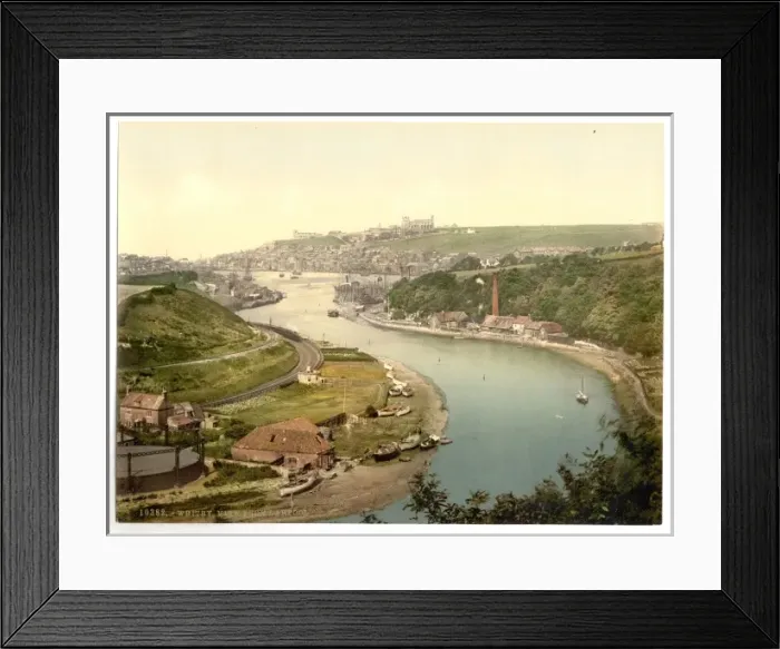 Framed Print : Whitby, view from Larpool, Yorkshire, England Framed Print : Whitby, view from Larpool, Yorkshire, England