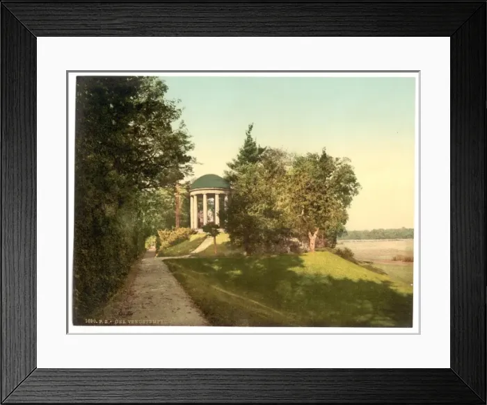 Framed Print : The Temple of Venus, park of Worlitz, Anhalt, Germany Framed Print : The Temple of Venus, park of Worlitz, Anhalt, Germany