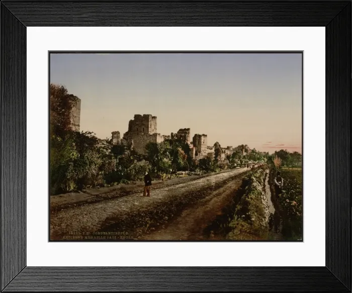 Framed Print : Byzantine wall near Irdikale, Constantinople, Turkey Framed Print : Byzantine wall near Irdikale, Constantinople, Turkey
