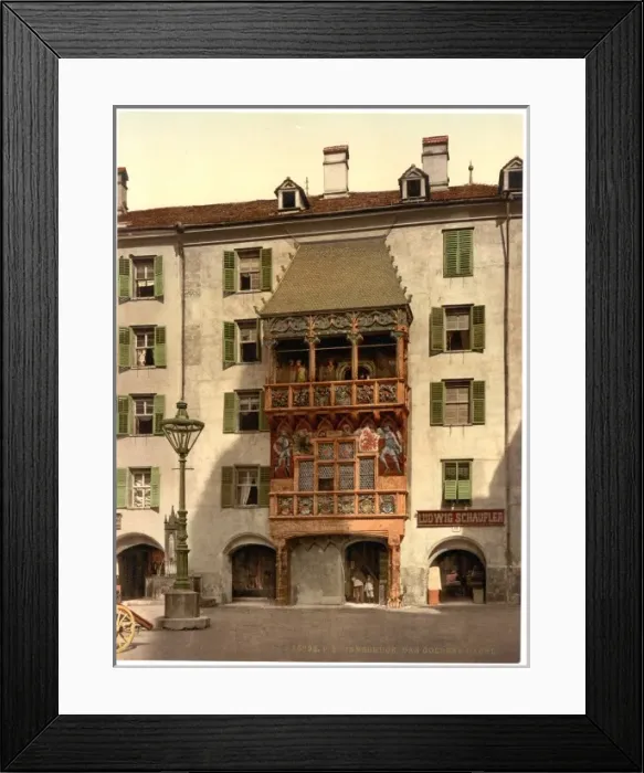 Framed Print : Innsbruck, the Golden Porch, Tyrol, Austro-Hungary Framed Print : Innsbruck, the Golden Porch, Tyrol, Austro-Hungary