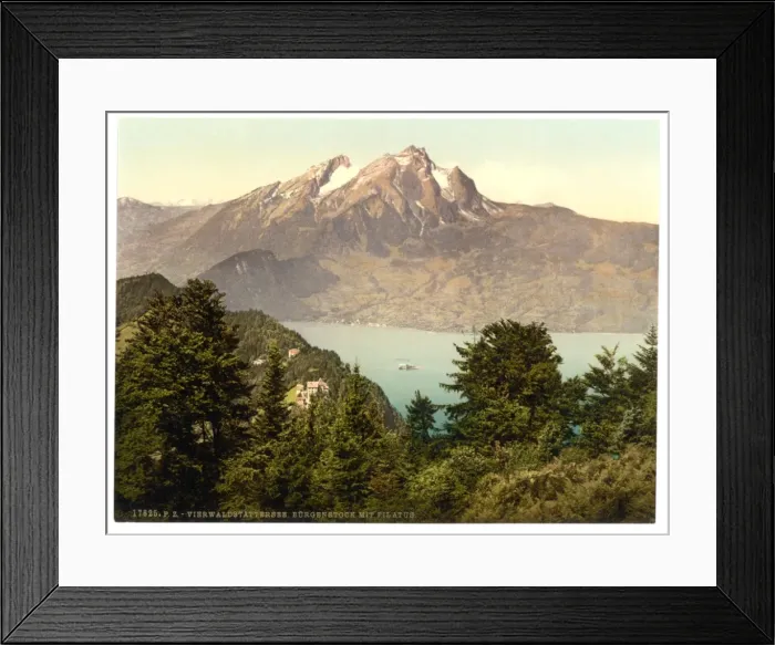 Framed Print : Burgenstock and Pilatus, Lake Lucerne, Switzerland Framed Print : Burgenstock and Pilatus, Lake Lucerne, Switzerland