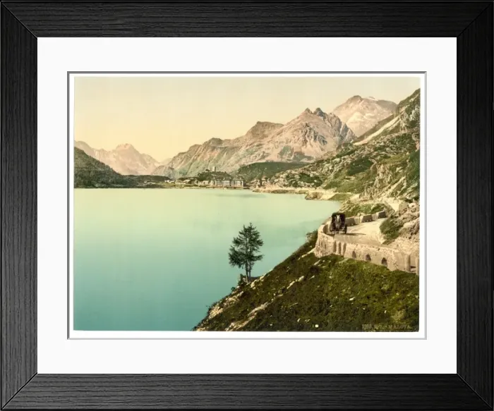 Framed Print : Upper Engadine, Maloja, Grisons, Switzerland Framed Print : Upper Engadine, Maloja, Grisons, Switzerland