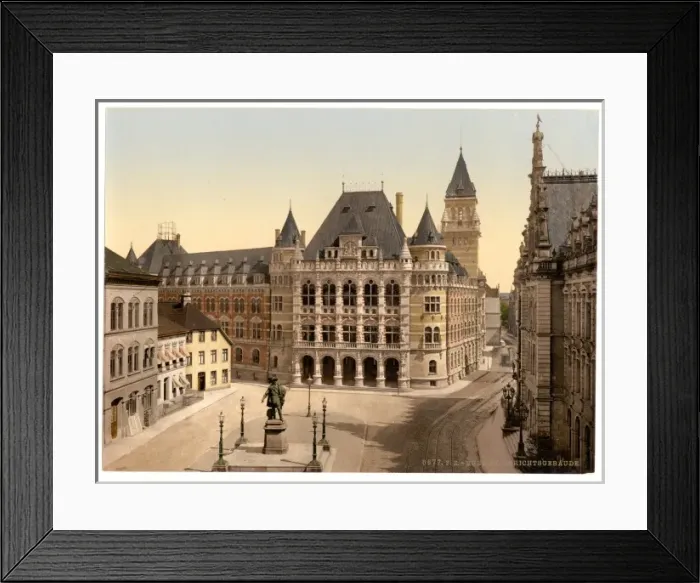 Framed Print : Palace of Justice, Bremen, Germany Framed Print : Palace of Justice, Bremen, Germany