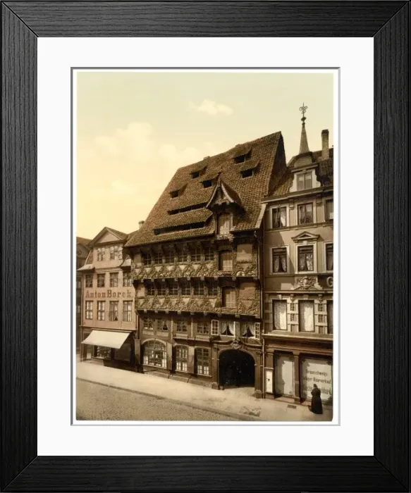 Framed Print : The Sack House, Brunswick (i. e. Braunschweig), Germany Framed Print : The Sack House, Brunswick (i. e. Braunschweig), Germany