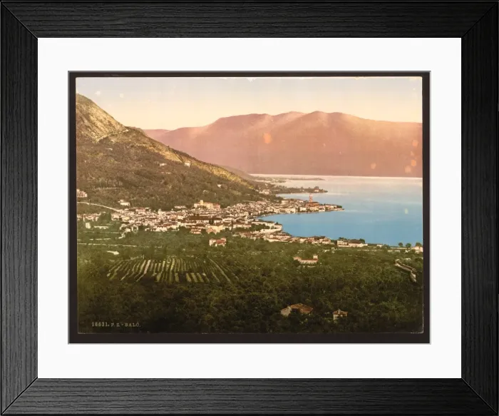 Framed Print : General view, Salo, Lake Garda, Italy Framed Print : General view, Salo, Lake Garda, Italy