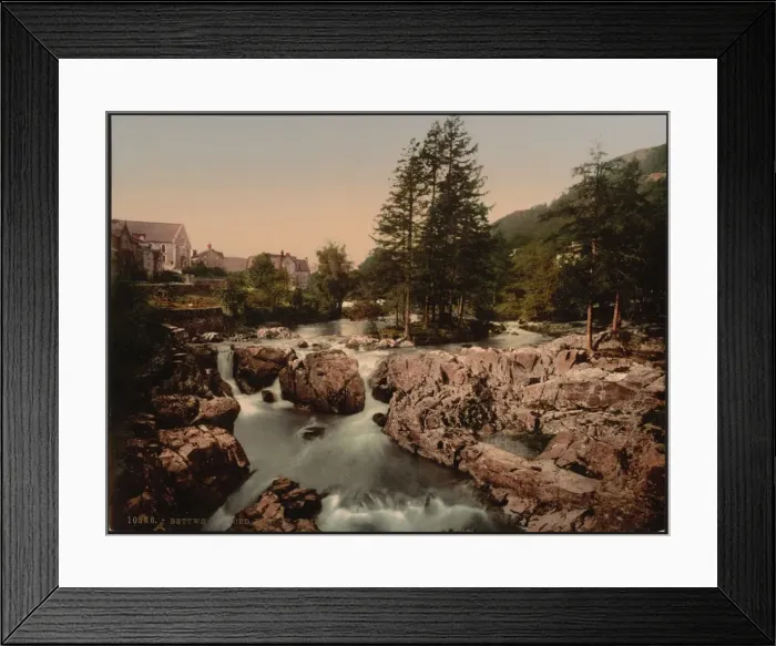 Framed Print : Pont-y-Pair I, Bettws-y-Coed (i. e. Betws), Wales Framed Print : Pont-y-Pair I, Bettws-y-Coed (i. e. Betws), Wales