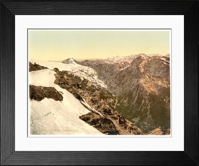 Framed Print : Stilferjoch (i. e. Stilfer Joch) Road, from Payerhutte, Tyro Framed Print : Stilferjoch (i. e. Stilfer Joch) Road, from Payerhutte, Tyro