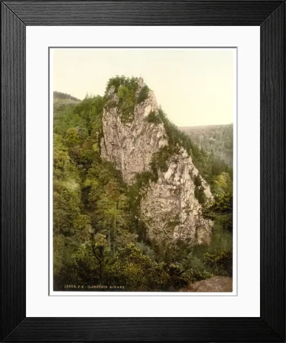 Framed Print : General view, Ilsestein, Hartz, Germany Framed Print : General view, Ilsestein, Hartz, Germany