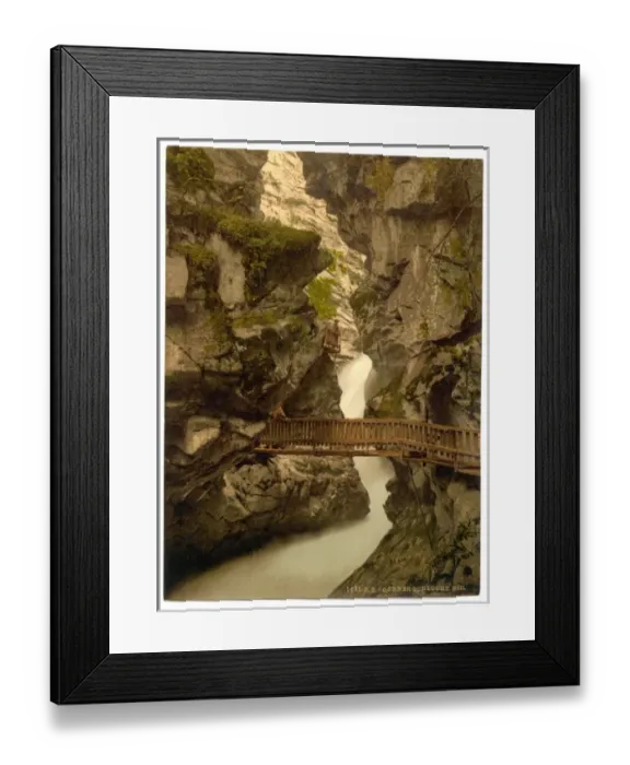 Framed Print : Zermatt, Upper Gorner Gorge, Valais Alps of, Switzerland Framed Print : Zermatt, Upper Gorner Gorge, Valais Alps of, Switzerland