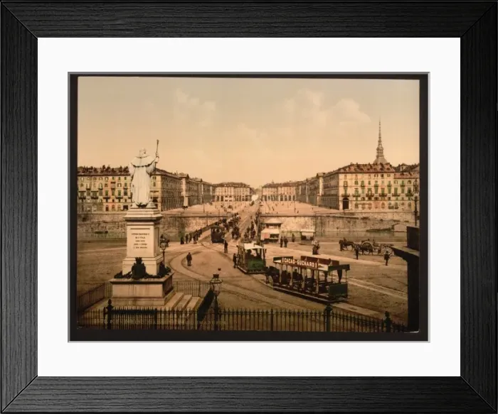 Framed Print : Victor Emmanuel Place, Turin, Italy Framed Print : Victor Emmanuel Place, Turin, Italy