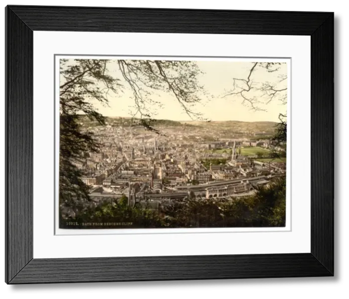 Framed Print : From Beechen Cliff, Bath, England Framed Print : From Beechen Cliff, Bath, England