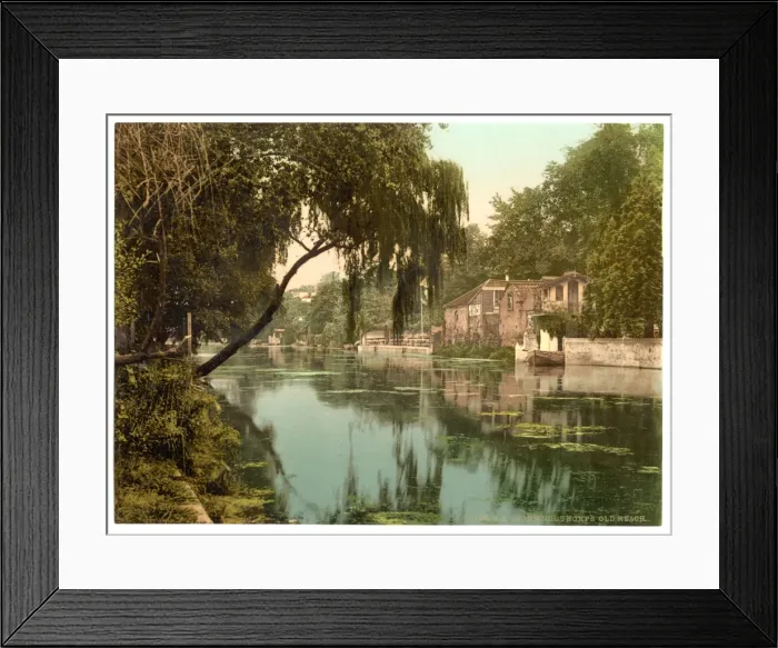 Framed Print : Thorpe, Old Reach, Norwich, England Framed Print : Thorpe, Old Reach, Norwich, England