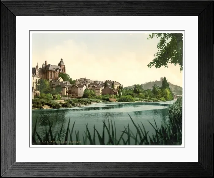 Framed Print : Wetzler and Kalsmut, Hesse-Nassau, Germany Framed Print : Wetzler and Kalsmut, Hesse-Nassau, Germany