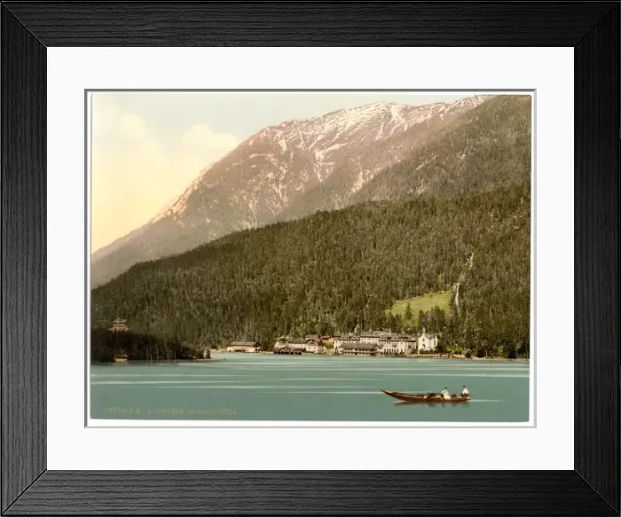 Framed Print : Achensee, Scholastica, Tyrol, Austro-Hungary