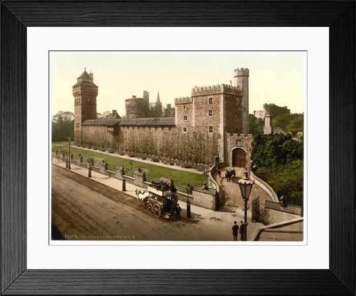 Framed Print : From the southeast, Cardiff Castle, Wales Framed Print : From the southeast, Cardiff Castle, Wales
