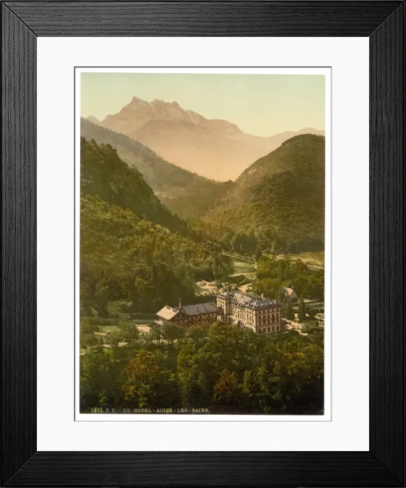 Framed Print : Hotel, Aigle, Vaud, Canton of, Switzerland Framed Print : Hotel, Aigle, Vaud, Canton of, Switzerland
