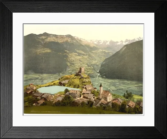 Framed Print : Landeck, Ladis, near Landeck, Tyrol, Austro-Hungary Framed Print : Landeck, Ladis, near Landeck, Tyrol, Austro-Hungary