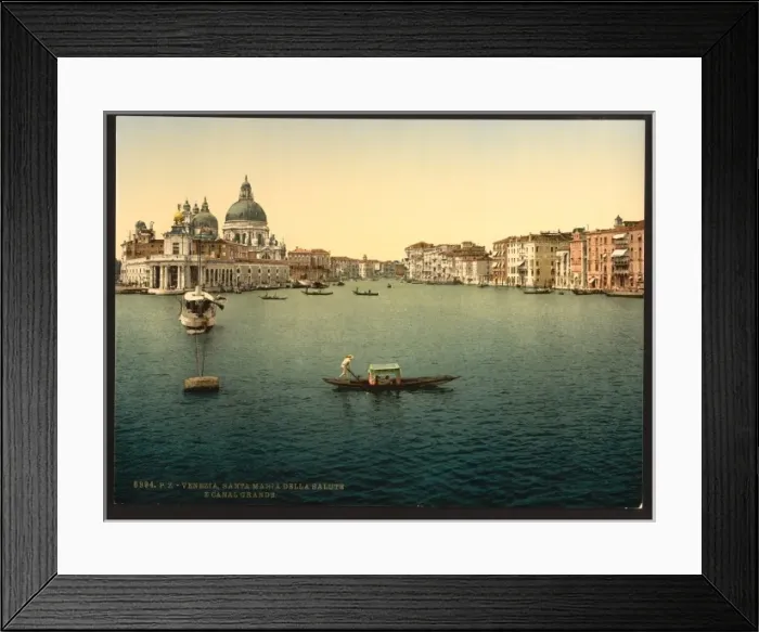 Framed Print : The Grand Canal, Santa Maria della Salute, Venice, Italy Framed Print : The Grand Canal, Santa Maria della Salute, Venice, Italy