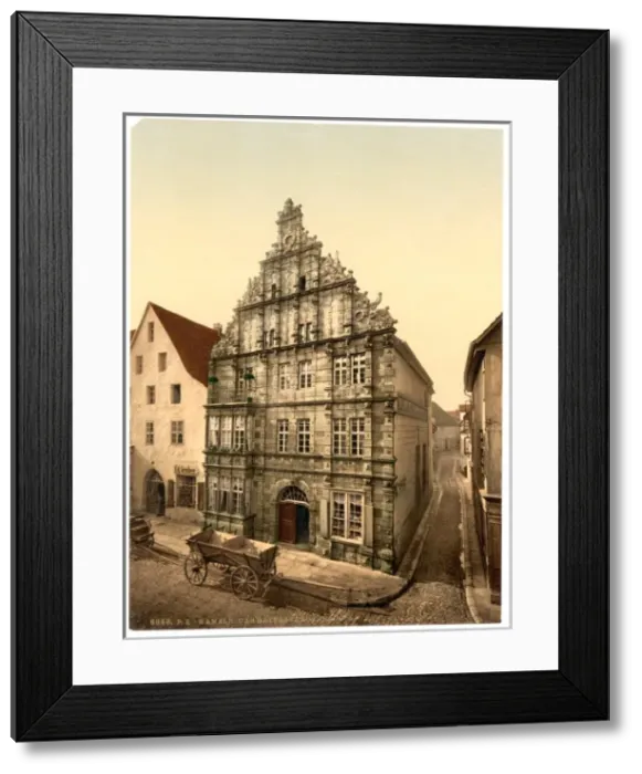 Framed Print : Das Rattenfangerhaus, Hameln, Hanover, Germany Framed Print : Das Rattenfangerhaus, Hameln, Hanover, Germany