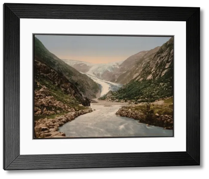 Framed Print : Buerbrae (i. e. Buarbreen) Glacier, Odde (i. e. Odda), Harda Framed Print : Buerbrae (i. e. Buarbreen) Glacier, Odde (i. e. Odda), Harda