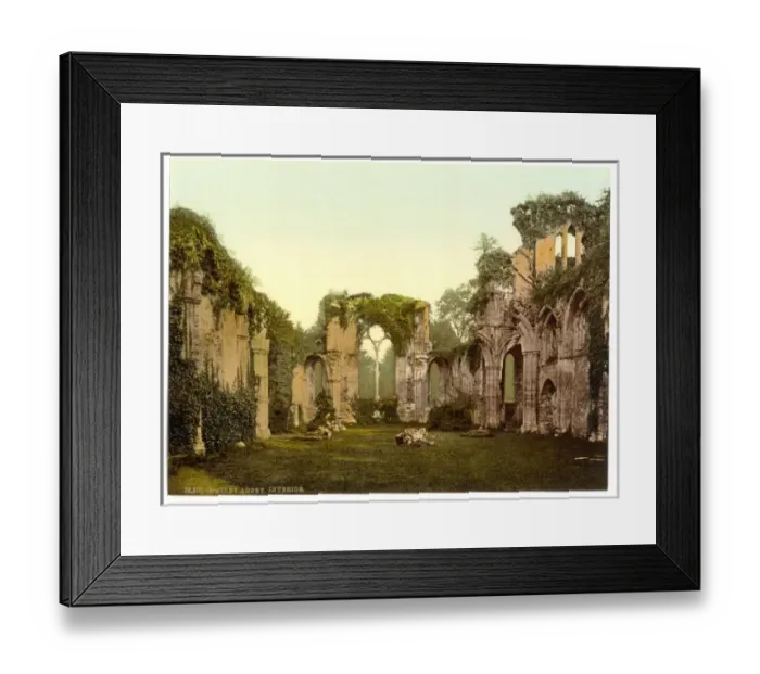 Framed Print : Interior, Netley Abbey, England Framed Print : Interior, Netley Abbey, England
