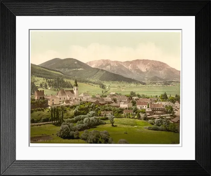 Framed Print : Puchberg, general view, Lower Austria, Austro-Hungary Framed Print : Puchberg, general view, Lower Austria, Austro-Hungary