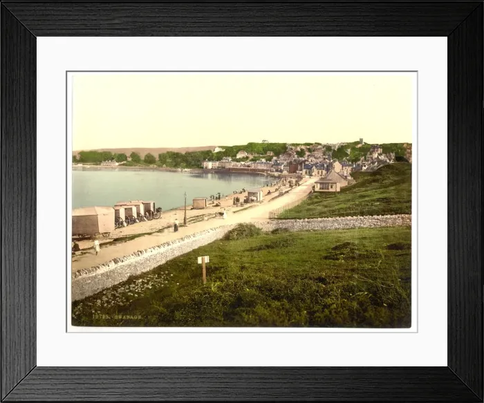 Framed Print : General view, Swanage, England Framed Print : General view, Swanage, England