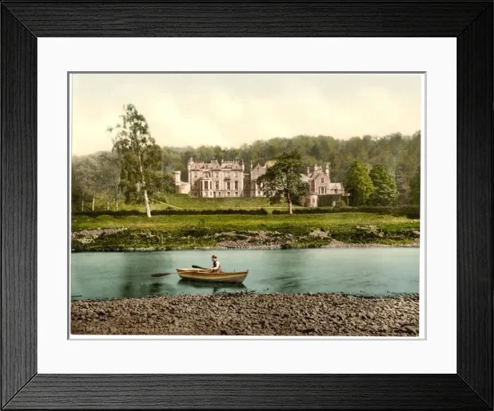 Framed Print : From the Tweed, Abbotsford, Scotland Framed Print : From the Tweed, Abbotsford, Scotland
