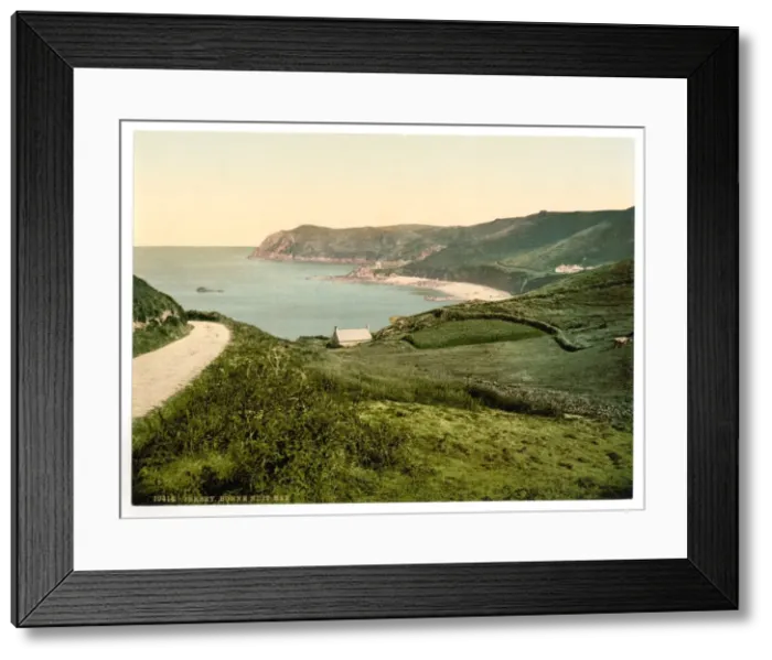 Framed Print : Jersey, Bonne Nuit Bay, Channel Islands, England Framed Print : Jersey, Bonne Nuit Bay, Channel Islands, England