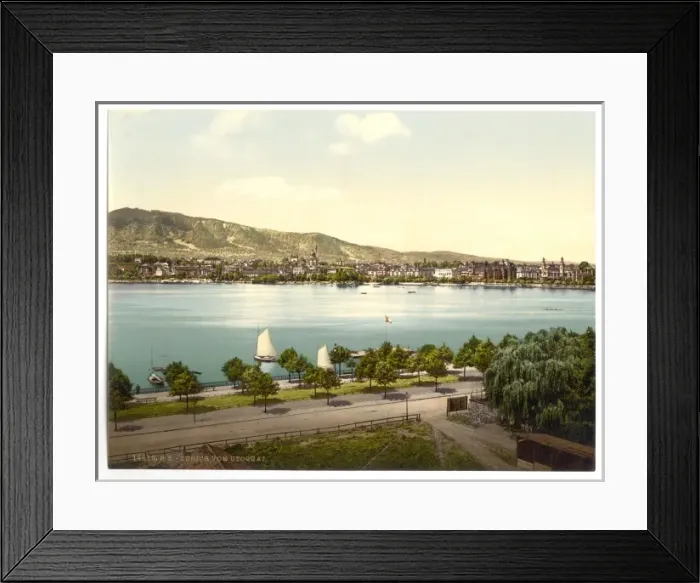 Framed Print : From Utoquay, Zurich, Switzerland Framed Print : From Utoquay, Zurich, Switzerland
