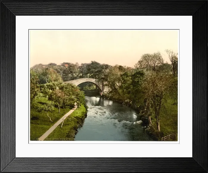 Framed Print : Auld Brig O Doon, Ayr, Scotland