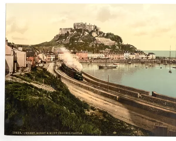 Jersey, Gorey and the castle, Channel Island, England