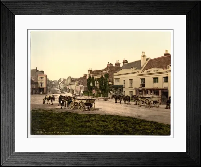 Framed Print : High Street, Battle, England Framed Print : High Street, Battle, England