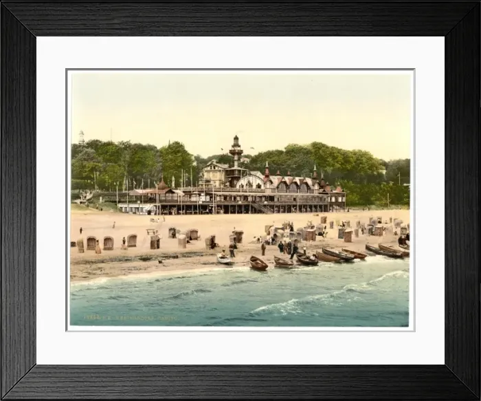 Framed Print : Casino, Heringsdorf (i. e. Seebad Heringsdorf), Pommeraina Framed Print : Casino, Heringsdorf (i. e. Seebad Heringsdorf), Pommeraina
