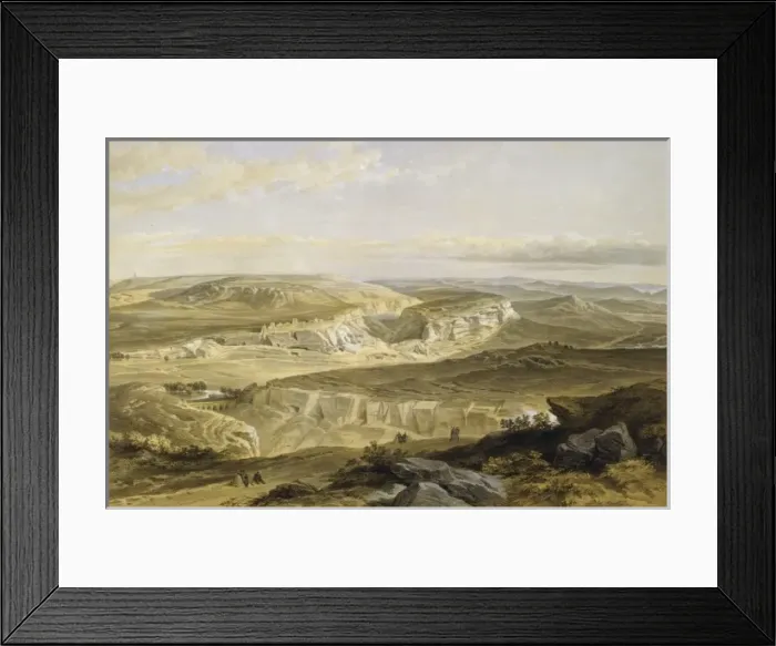 Framed Print : The ruins of Inkermann and city of caverns Framed Print : The ruins of Inkermann and city of caverns