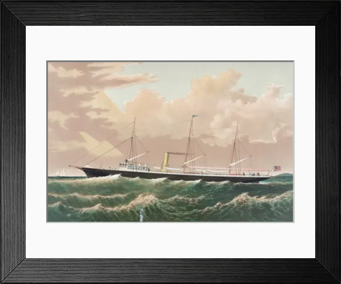 Framed Print : Steam yacht Polynia Framed Print : Steam yacht Polynia
