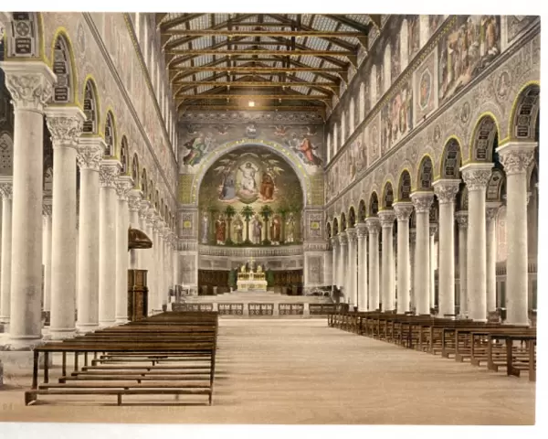 Interior, Basilica Church (i. e. Basilica of St. Boniface), M