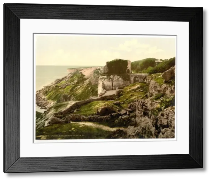 Framed Print : Rufus Castle, II. Portland, England Framed Print : Rufus Castle, II. Portland, England
