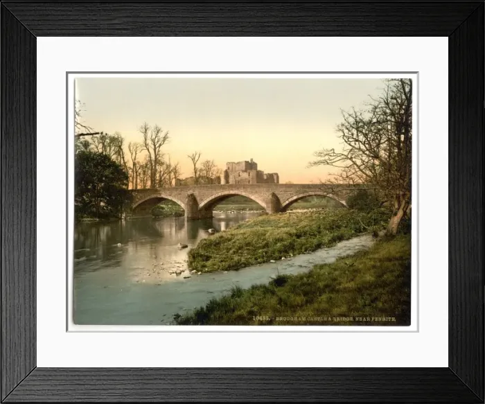 Framed Print : Ullswater, Broughman Castle, near Penrith, Lake District, En Framed Print : Ullswater, Broughman Castle, near Penrith, Lake District, En