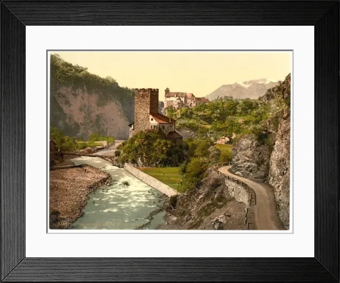 Framed Print : Sarnthal (i. e. Sarntal), Ried and Runkelstein, Tyrol, Austr Framed Print : Sarnthal (i. e. Sarntal), Ried and Runkelstein, Tyrol, Austr